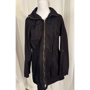 Mossimo Supply Co Black Water Resistant Hooded Utility‎ Jacket L Gorpcore